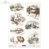 winter, snow, frost, winter pictures, winter landscape, country buildings, country houses, fields and trees, country road